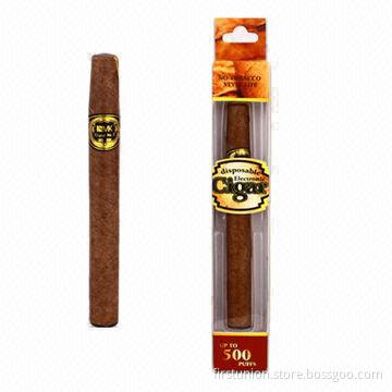 Disposable E-cigar, Dark Brown Appearance, Soft Suction Nozzle, OEM/ODM Orders are Welcome